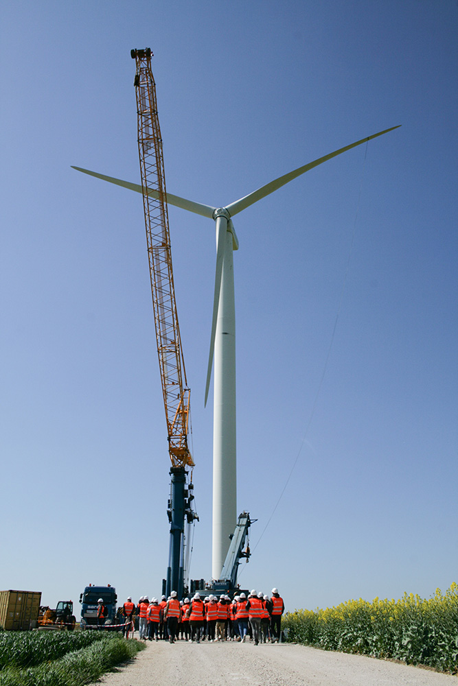 levage - déroulement projet éolien